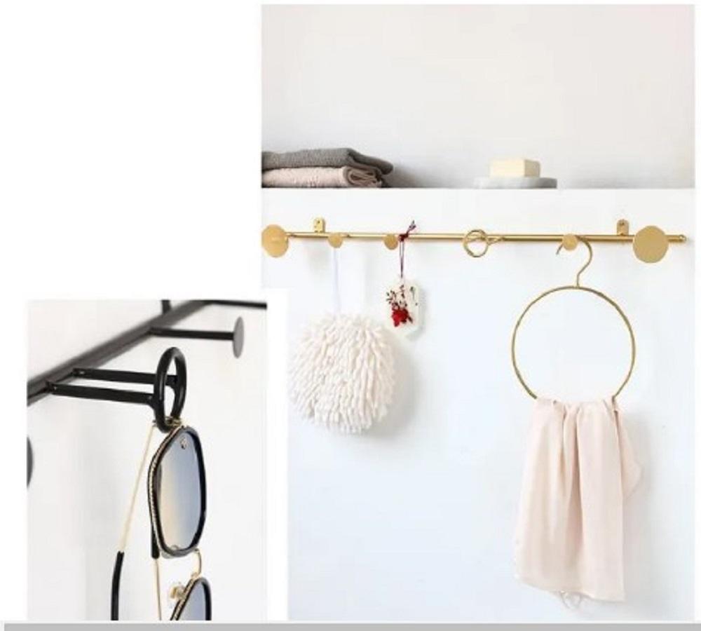 Golden Metal Wall Hanging for Modern Home Décor