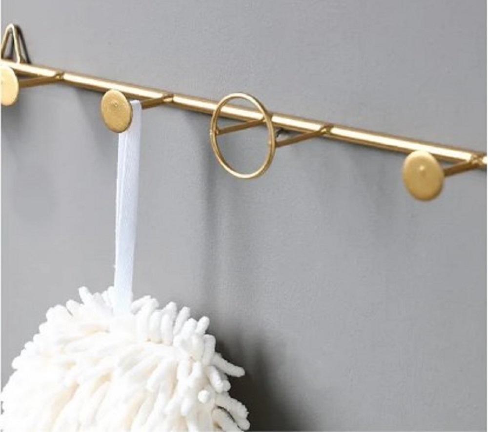 Golden Metal Wall Hanging for Modern Home Décor