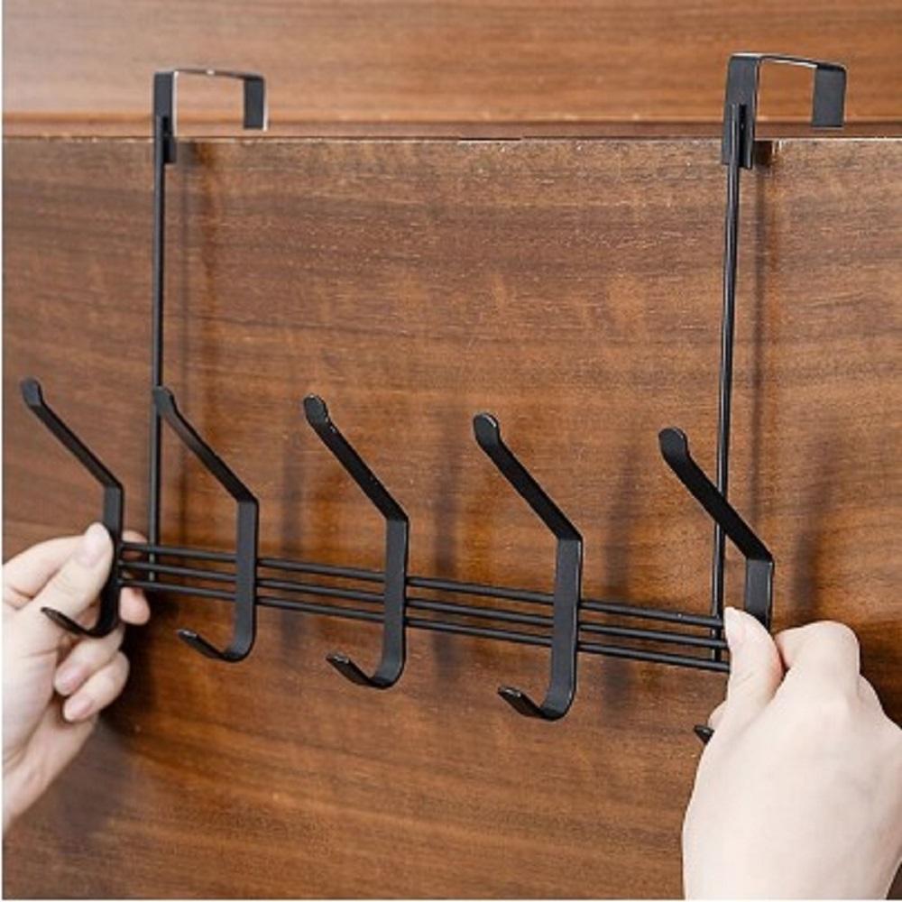 "Black Iron Wall Hanging for Home Decor - Durable & Multi-Use "