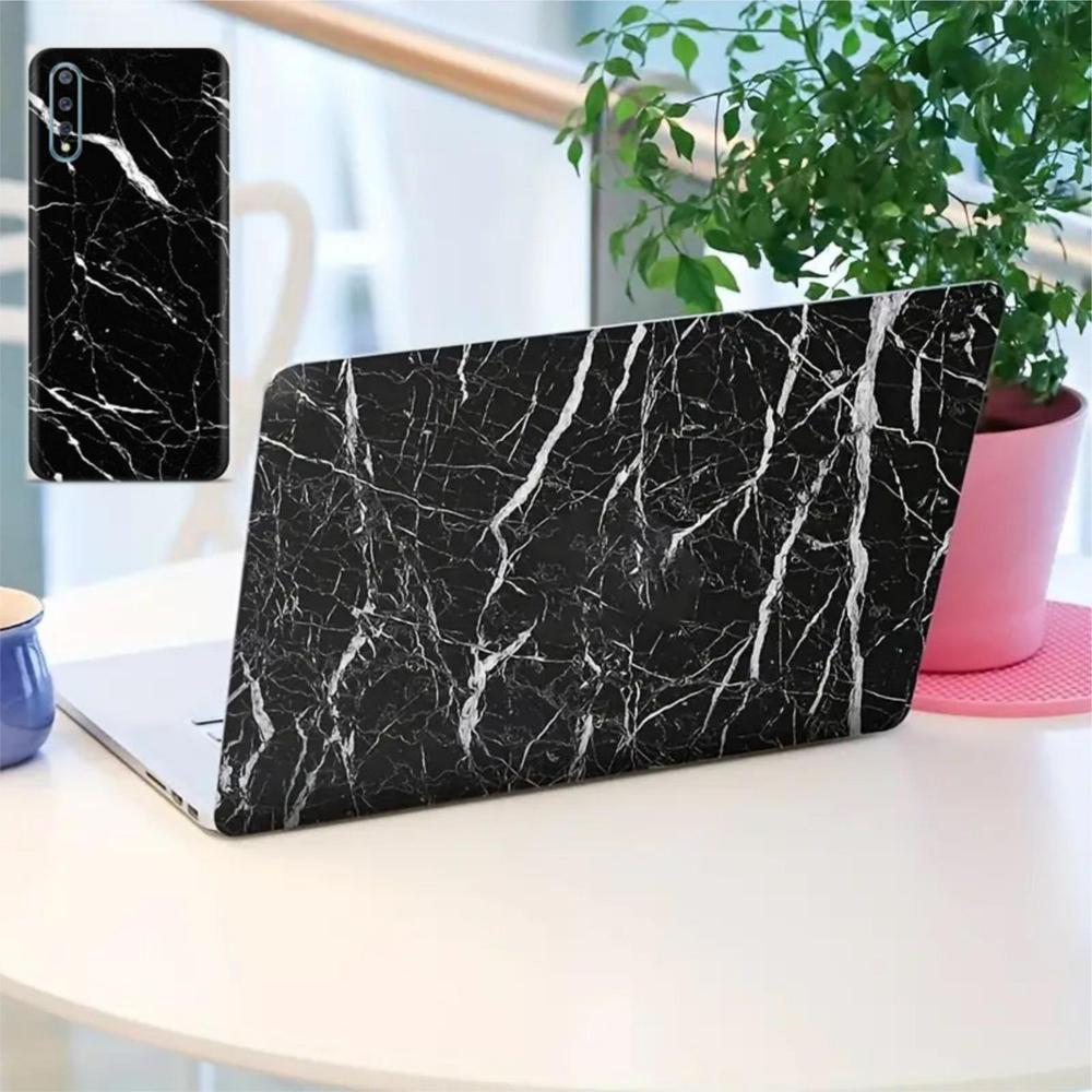 Black Marble Self-Adhesive Wall Sheet 180x60cm