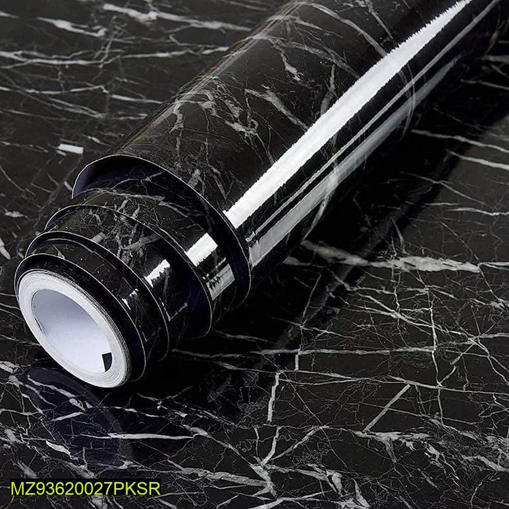 Black Marble Self-Adhesive Wall Sheet 180x60cm