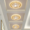 Modern Crystal Ceiling Lights with Warm White LED
